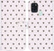 iMoshion Hoesje Geschikt voor Samsung Galaxy A21s Hoesje Met Pasjeshouder - iMoshion Design Softcase Bookcase - Wit / Zwart / Hearts Allover White