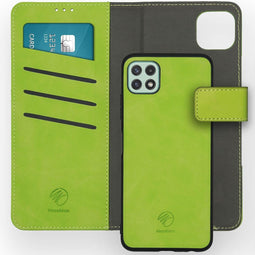 iMoshion Hoesje Geschikt voor Samsung Galaxy A22 (5G) Hoesje Met Pasjeshouder - iMoshion Uitneembare 2-in-1 Luxe Bookcase - Groen