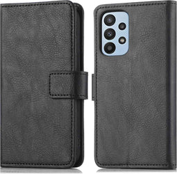 imoshion Hoesje Geschikt voor Samsung Galaxy A23 (5G) Hoesje Met Pasjeshouder - imoshion Luxe Bookcase - Zwart