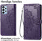 imoshion Hoesje Geschikt voor Samsung Galaxy A23 (5G) Hoesje Met Pasjeshouder - imoshion Mandala Bookcase - Paars