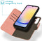 iMoshion Hoesje Geschikt voor Samsung Galaxy A25 Hoesje Met Pasjeshouder - iMoshion Uitneembare 2-in-1 Luxe Bookcase - Roze