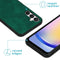 iMoshion Hoesje Geschikt voor Samsung Galaxy A25 Hoesje Met Pasjeshouder - iMoshion Uitneembare 2-in-1 Luxe Bookcase - Donkergroen