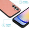 iMoshion Hoesje Geschikt voor Samsung Galaxy A25 Hoesje Met Pasjeshouder - iMoshion Uitneembare 2-in-1 Luxe Bookcase - Roze