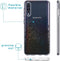 iMoshion Hoesje Geschikt voor Samsung Galaxy A30s / A50 Hoesje Siliconen - iMoshion Design hoesje - Zwart / Transparant / Splatter Black