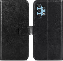 imoshion Hoesje Geschikt voor Samsung Galaxy A32 (4G) Hoesje Met Pasjeshouder - imoshion Luxe Bookcase - Zwart