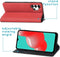 iMoshion Hoesje Geschikt voor Samsung Galaxy A32 (4G) Hoesje Met Pasjeshouder - iMoshion Slim Folio Bookcase - Rood