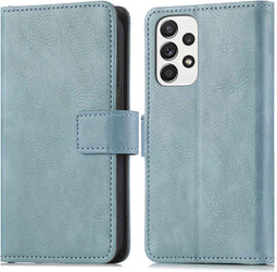 iMoshion Hoesje Geschikt voor Samsung Galaxy A33 Hoesje Met Pasjeshouder - iMoshion Luxe Bookcase - Lichtblauw