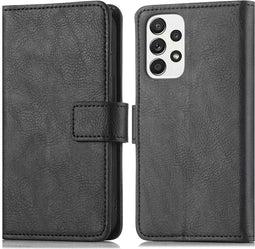 iMoshion Hoesje Geschikt voor Samsung Galaxy A33 Hoesje Met Pasjeshouder - iMoshion Luxe Bookcase 2.0 - Zwart
