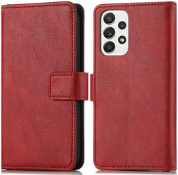 iMoshion Hoesje Geschikt voor Samsung Galaxy A33 Hoesje Met Pasjeshouder - iMoshion Luxe Bookcase - Rood