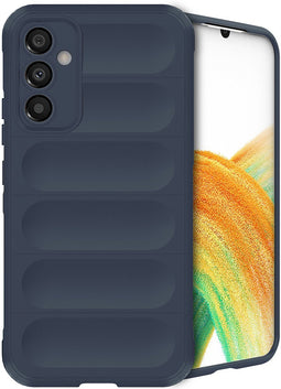 imoshion Hoesje - Geschikt voor Samsung Galaxy A34 (5G) - EasyGrip Backcover - Donkerblauw