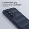 imoshion Hoesje - Geschikt voor Samsung Galaxy A34 (5G) - EasyGrip Backcover - Donkerblauw