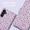 iMoshion Hoesje Geschikt voor Samsung Galaxy A34 (5G) Hoesje Met Pasjeshouder - iMoshion Design Bookcase smartphone - Meerkleurig / Purple Flowers