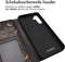 iMoshion Hoesje Geschikt voor Samsung Galaxy A34 (5G) Hoesje Met Pasjeshouder - iMoshion Design Bookcase smartphone - Zwart / Sky Black