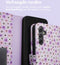 iMoshion Hoesje Geschikt voor Samsung Galaxy A34 (5G) Hoesje Met Pasjeshouder - iMoshion Design Bookcase smartphone - Meerkleurig / Purple Flowers