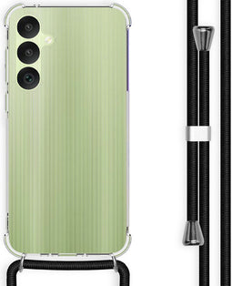 imoshion Hoesje Geschikt voor Samsung Galaxy A35 Hoesje Met Koord - imoshion Backcover met koord - Zwart