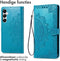 iMoshion Hoesje Geschikt voor Samsung Galaxy A35 Hoesje Met Pasjeshouder - iMoshion Mandala Bookcase - Turquoise