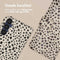 imoshion Hoesje Geschikt voor Samsung Galaxy A35 Hoesje Met Pasjeshouder - imoshion Design Bookcase smartphone - Meerkleurig / Black And White Dots