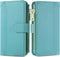 iMoshion Hoesje Geschikt voor Samsung Galaxy A5 (2017) Hoesje Met Pasjeshouder - iMoshion Luxe Portemonnee - Turquoise
