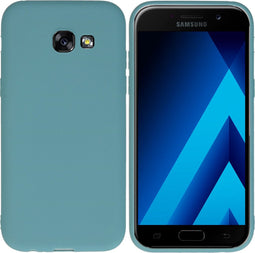 iMoshion Hoesje Geschikt voor Samsung Galaxy A5 (2017) Hoesje Siliconen - iMoshion Color Backcover - Donkergroen
