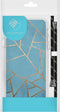 iMoshion Hoesje Geschikt voor Samsung Galaxy A51 Hoesje Met Koord - iMoshion Design Hoesje met Koord - Blauw / Meerkleurig / Goud / Blue Graphic