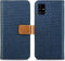 iMoshion Hoesje Geschikt voor Samsung Galaxy A51 Hoesje Met Pasjeshouder - iMoshion Luxe Canvas Bookcase - Donkerblauw