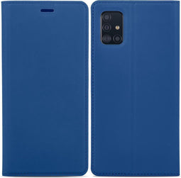 iMoshion Hoesje Geschikt voor Samsung Galaxy A51 Hoesje Met Pasjeshouder - iMoshion Slim Folio Bookcase - Donkerblauw