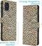 iMoshion Hoesje Geschikt voor Samsung Galaxy A51 Hoesje Met Pasjeshouder - iMoshion Design Softcase Bookcase - Goud / Zwart / Allover de luxe