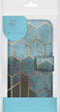 iMoshion Hoesje Geschikt voor Samsung Galaxy A51 Hoesje Met Pasjeshouder - iMoshion Design Softcase Bookcase - Goud / Groen / Green Honeycomb