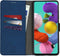 iMoshion Hoesje Geschikt voor Samsung Galaxy A51 Hoesje Met Pasjeshouder - iMoshion Uitneembare 2-in-1 Luxe Bookcase - Donkerblauw