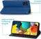 iMoshion Hoesje Geschikt voor Samsung Galaxy A51 Hoesje Met Pasjeshouder - iMoshion Slim Folio Bookcase - Donkerblauw