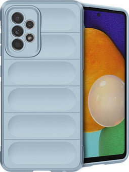 imoshion Hoesje - Geschikt voor Samsung Galaxy A52 (4G) / A52s / A52 (5G) - EasyGrip Backcover - Lichtblauw