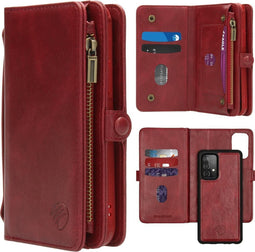 iMoshion Hoesje Geschikt voor Samsung Galaxy A52 (4G) / A52s / A52 (5G) Hoesje Met Pasjeshouder - iMoshion 2-in-1 Wallet Bookcase - Rood