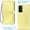 iMoshion Hoesje Geschikt voor Samsung Galaxy A52 (4G) / A52s / A52 (5G) Hoesje Met Pasjeshouder - iMoshion Mandala Bookcase - Geel