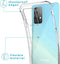 imoshion Hoesje Geschikt voor Samsung Galaxy A52 (4G) / A52s / A52 (5G) Hoesje Met Koord - imoshion Backcover met koord - Transparant
