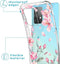 iMoshion Hoesje Geschikt voor Samsung Galaxy A52 (4G) / A52s / A52 (5G) Hoesje Met Koord - iMoshion Design Hoesje met Koord - Roze / Transparant / Blossom Watercolor
