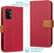 iMoshion Hoesje Geschikt voor Samsung Galaxy A52 (4G) / A52s / A52 (5G) Hoesje Met Pasjeshouder - iMoshion Luxe Canvas Bookcase - Rood