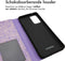 iMoshion Hoesje Geschikt voor Samsung Galaxy A52 (4G) / A52s / A52 (5G) Hoesje Met Pasjeshouder - iMoshion Design Bookcase smartphone - Meerkleurig / Purple White Flowers