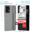 iMoshion Hoesje Geschikt voor Samsung Galaxy A52 (4G) / A52s / A52 (5G) Hoesje Siliconen - iMoshion Design hoesje - Meerkleurig / Shipping label