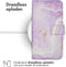iMoshion Hoesje Geschikt voor Samsung Galaxy A52 (4G) / A52s / A52 (5G) Hoesje Met Pasjeshouder - iMoshion Design Bookcase smartphone - Paars / Purple Marble