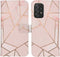 iMoshion Hoesje Geschikt voor Samsung Galaxy A52 (5G) / A52s / A52 (4G) Hoesje Met Pasjeshouder - iMoshion Design Softcase Bookcase - Meerkleurig / Pink Graphic