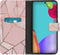 iMoshion Hoesje Geschikt voor Samsung Galaxy A52 (5G) / A52s / A52 (4G) Hoesje Met Pasjeshouder - iMoshion Design Softcase Bookcase - Meerkleurig / Pink Graphic