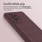 imoshion Hoesje - Geschikt voor Samsung Galaxy A53 - EasyGrip Backcover - Aubergine
