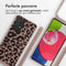 iMoshion Hoesje Geschikt voor Samsung Galaxy A53 Hoesje Met Koord - iMoshion Siliconen design hoesje met koord - Roze / Animal Pink