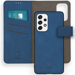 iMoshion Hoesje Geschikt voor Samsung Galaxy A53 Hoesje Met Pasjeshouder - iMoshion Uitneembare 2-in-1 Luxe Bookcase - Blauw