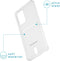 iMoshion Hoesje Geschikt voor Samsung Galaxy A53 Hoesje Met Pasjeshouder - iMoshion Softcase Backcover met pashouder - Transparant