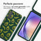 iMoshion Hoesje Geschikt voor Samsung Galaxy A54 (5G) Hoesje Met Koord - iMoshion Siliconen design hoesje met koord - Groen / Avocado Green