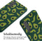iMoshion Hoesje Geschikt voor Samsung Galaxy A54 (5G) Hoesje Met Koord - iMoshion Siliconen design hoesje met koord - Groen / Avocado Green