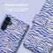 iMoshion Hoesje Geschikt voor Samsung Galaxy A54 (5G) Hoesje Met Pasjeshouder - iMoshion Design Bookcase smartphone - Meerkleurig / White Blue Stripes