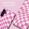 iMoshion Hoesje Geschikt voor Samsung Galaxy A54 (5G) Hoesje Met Pasjeshouder - iMoshion Design Bookcase smartphone - Roze / Retro Pink