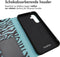iMoshion Hoesje Geschikt voor Samsung Galaxy A54 (5G) Hoesje Met Pasjeshouder - iMoshion Design Bookcase smartphone - Meerkleurig / Black Blue Stripes